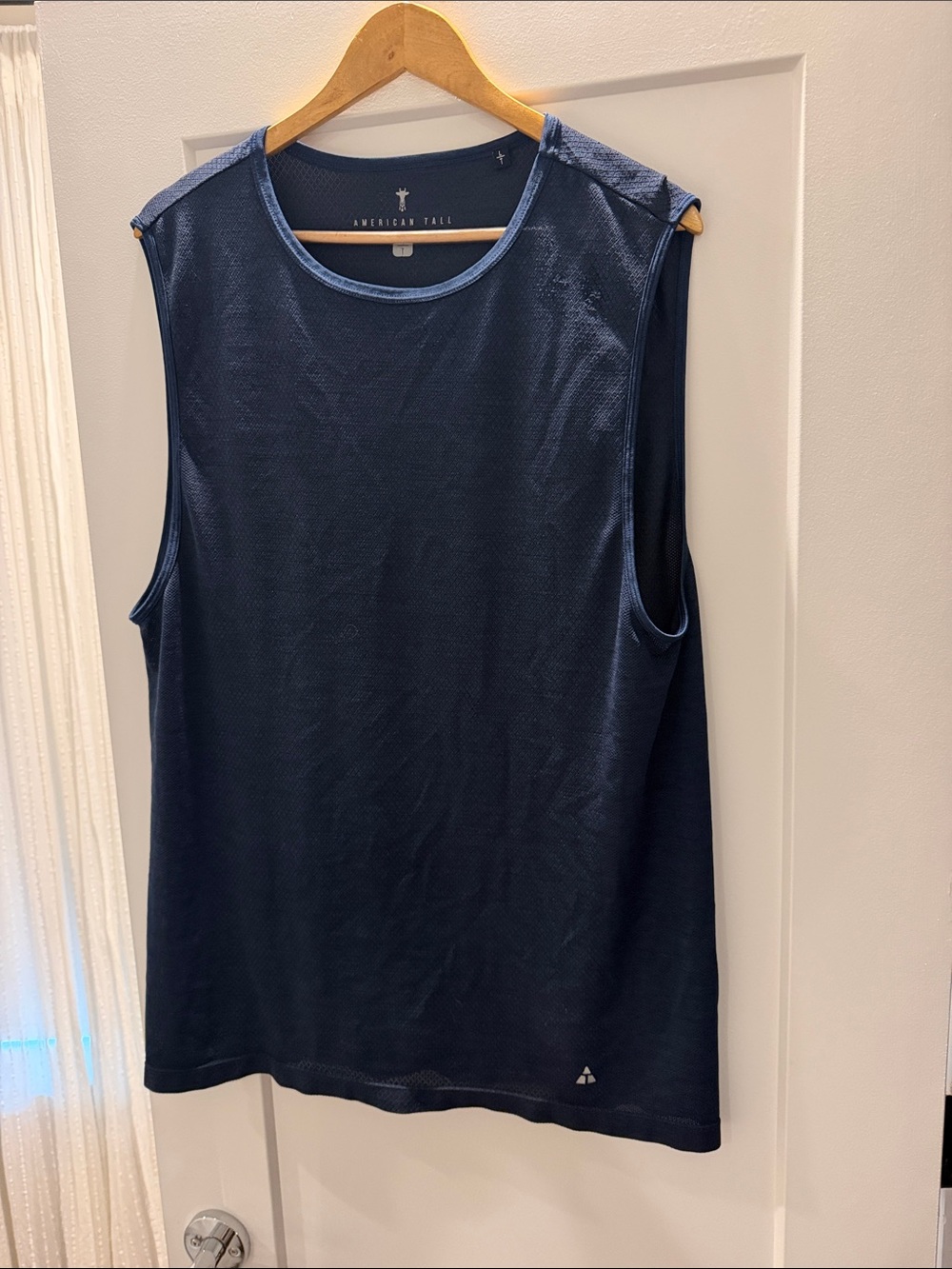 Men's Blue Performance Sleeveless Tank Top